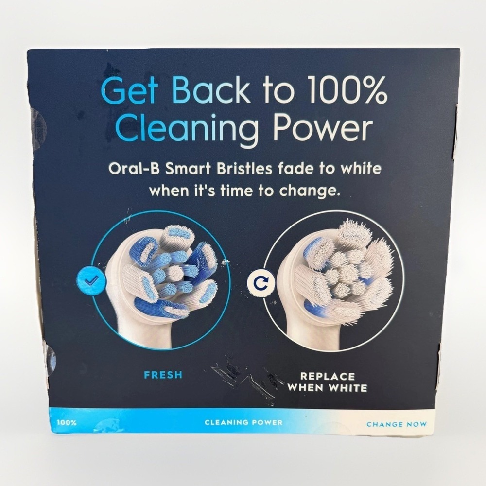 Pack of 9 Oral-B IO Deep Clean Replacement Smart Toothbrush Heads Black & White